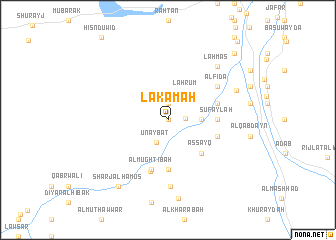 map of Lakamah