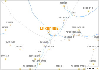 map of Lakamané