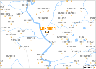 map of Lakaman