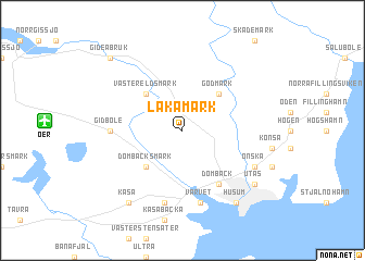 map of Lakamark