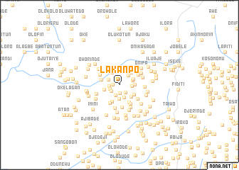 map of Lakanpo