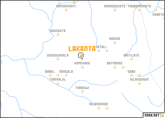 map of Lakanta