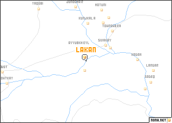 map of Lakaṉ