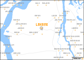 map of Lakare