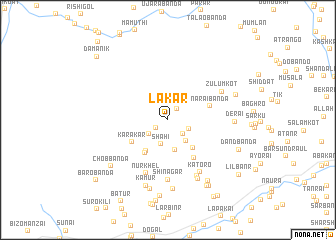 map of Lakar