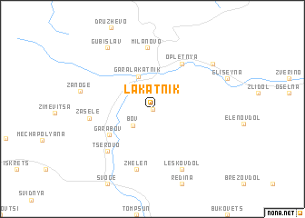 map of Lakatnik