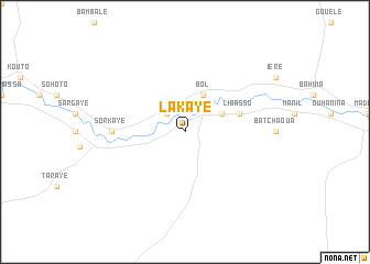 map of Lakaye