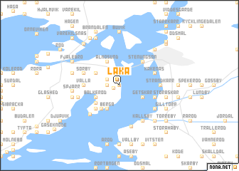 map of Låka