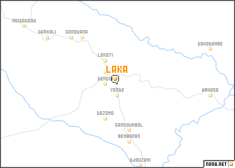 map of Laka