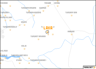 map of Laka