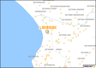 map of Lak Bidok