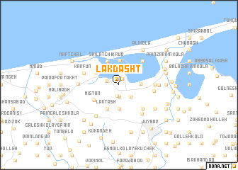 map of Lāk Dasht
