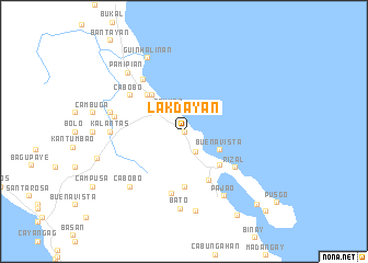 map of Lakdayan