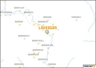 map of Lak Ea Gam