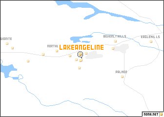 map of Lake Angeline