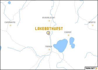 map of Lake Bathurst