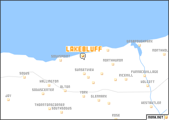 map of Lake Bluff
