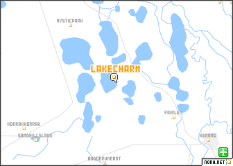 map of Lake Charm