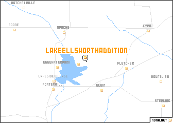 map of Lake Ellsworth Addition