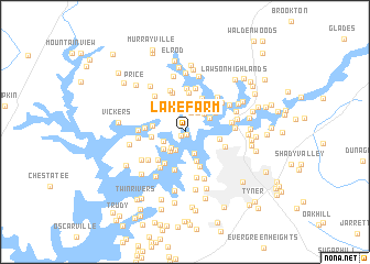 map of Lake Farm