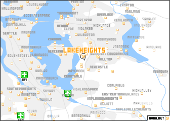 map of Lake Heights