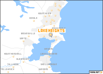 map of Lake Heights