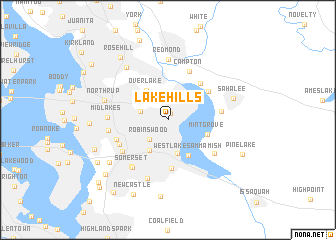 map of Lake Hills