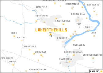 map of Lake in the Hills