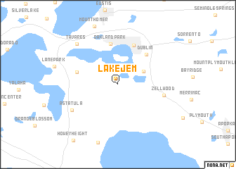 map of Lake Jem