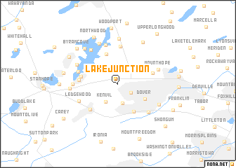 map of Lake Junction
