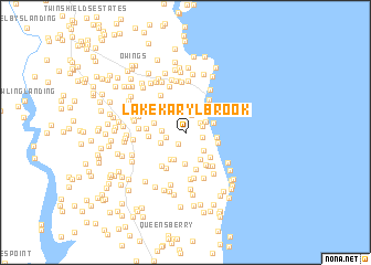 map of Lake Karylbrook