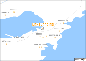 map of Lake Landing