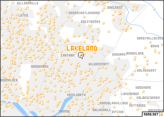 map of Lakeland