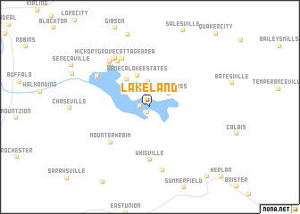 map of Lakeland