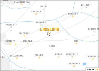 map of Lakeland