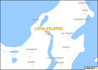 map of Lake Leelanau