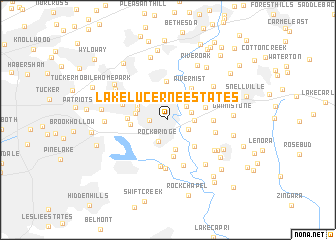 map of Lake Lucerne Estates