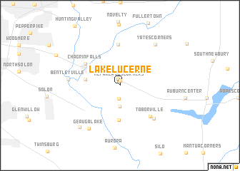 map of Lake Lucerne