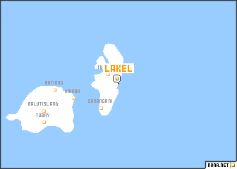 map of Lakel