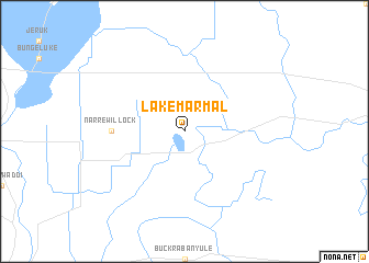 map of Lake Marmal