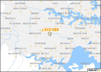 map of Lakemba