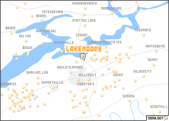 map of Lakemoore