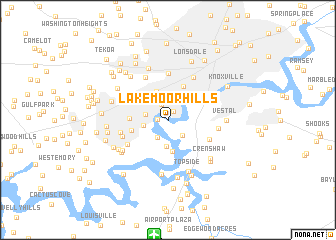 map of Lakemoor Hills