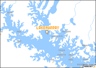 map of Lake Murray