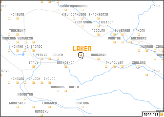 map of La Ken