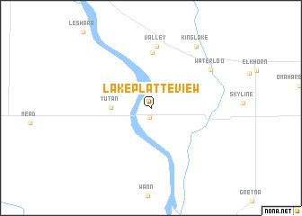 map of Lake Platte View