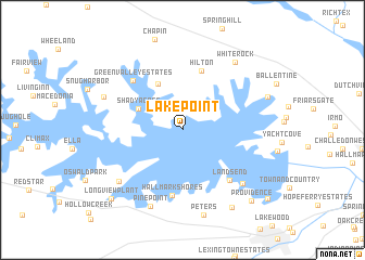 map of Lake Point