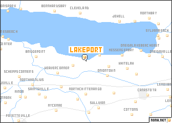 map of Lakeport
