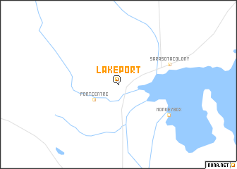 map of Lakeport