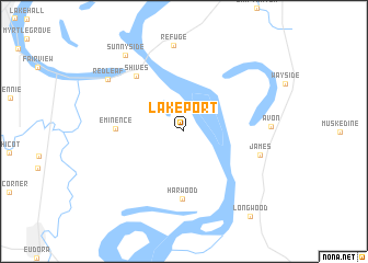 map of Lakeport